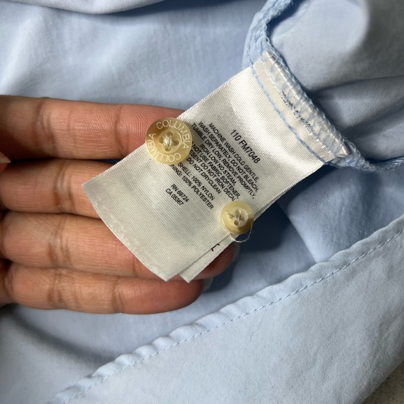 Columbia Shirt Mens 2XLarge Blue Vented Fishing Button Up Long Sleeve - Picture 12 of 13